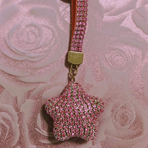 Handbags - Rhinestone Bag Charm/Keychain